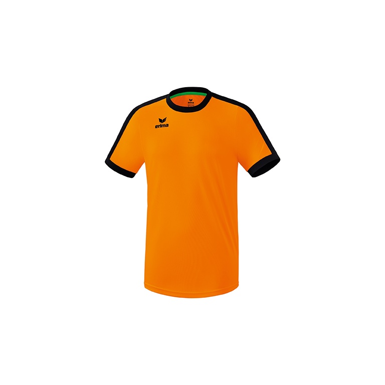 Erima Sport-Tshirt Trikot Retro Star (100% Polyester) orange/schwarz Herren